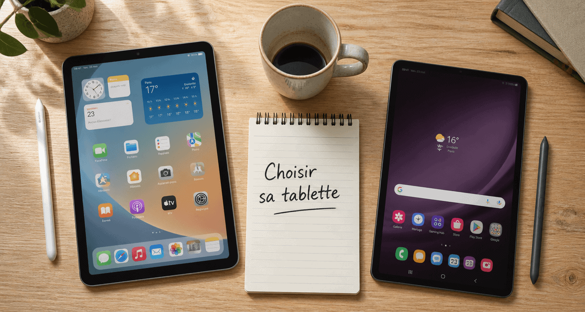 différence entre ipad et tablette sur un bureau
