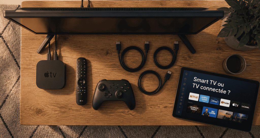 différence entre smart tv et tv connectée, vue objets multimédia