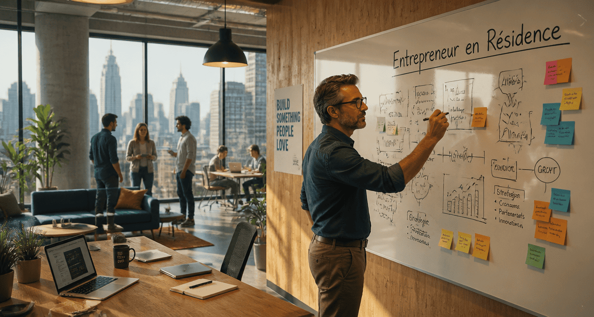 entrepreneurs-in-residence tableau blanc startup
