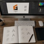 bureau designer avec format ai adobe illustrator