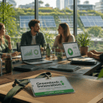 greentech innovations équipe open space badge officiel