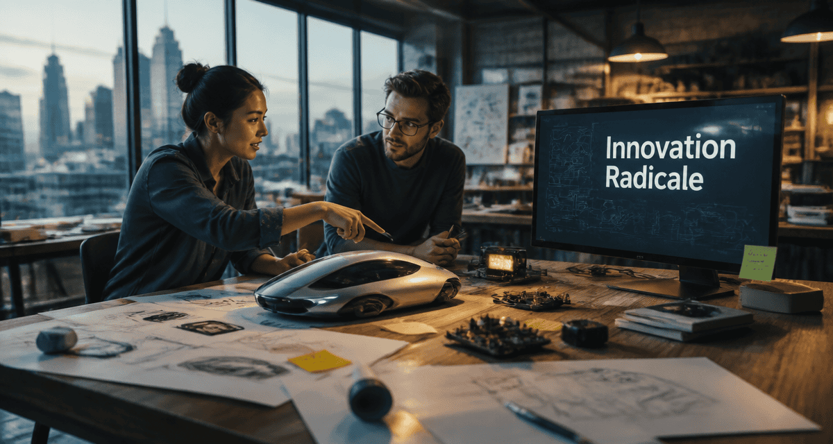 réunion innovation radicale au bureau