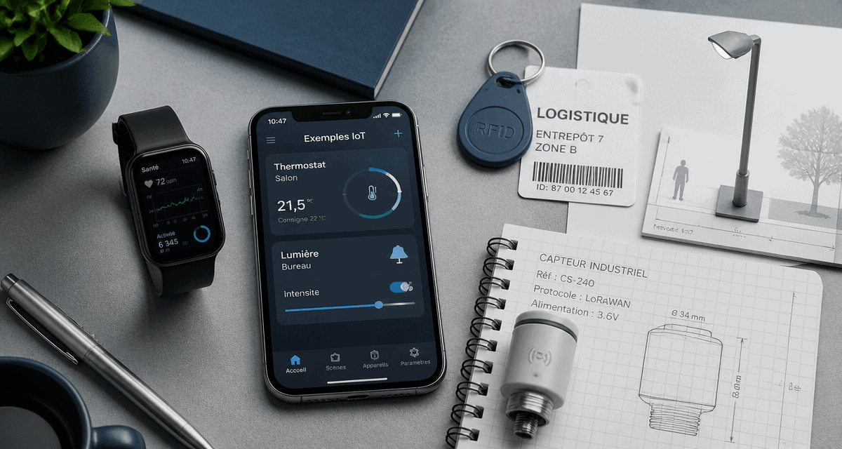 iot exemple bureau objets connectés