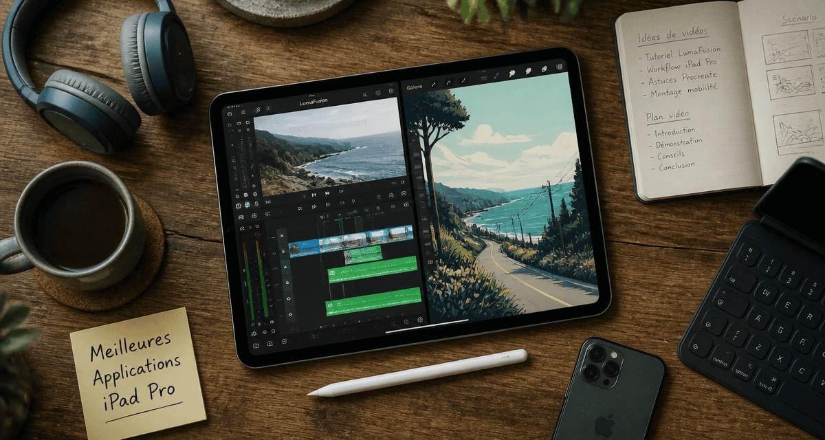 meilleur application iPad Pro (2020) en station de travail