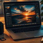meilleur ordinateur portable pour photographe sur bureau avec reflex et logiciel de retouche