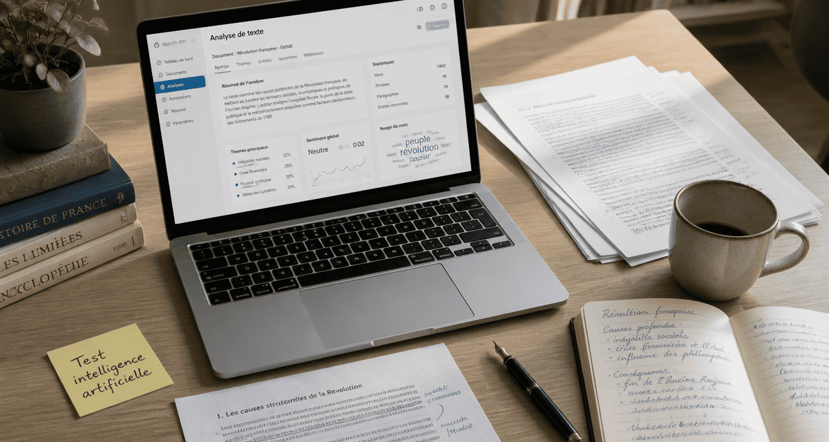 test intelligence artificielle bureau analyse