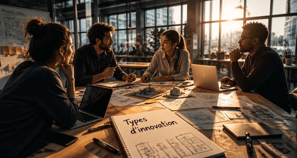 groupe discutant des types d'innovation