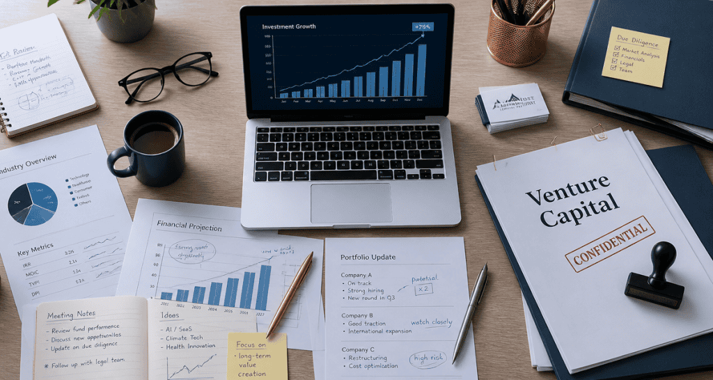 Venture capital description documents financiers et croissance