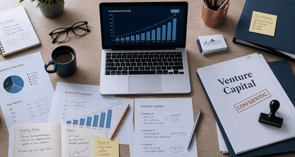 Venture capital description documents financiers et croissance