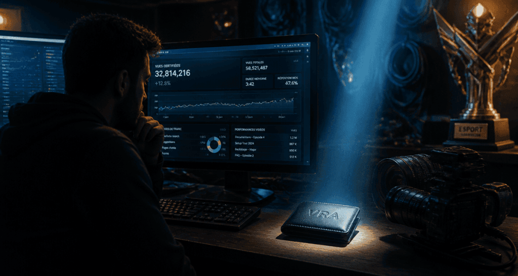 vra crypto vidéaste analyse statistiques vues certifiées