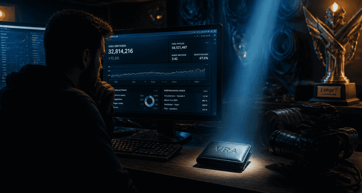 vra crypto vidéaste analyse statistiques vues certifiées