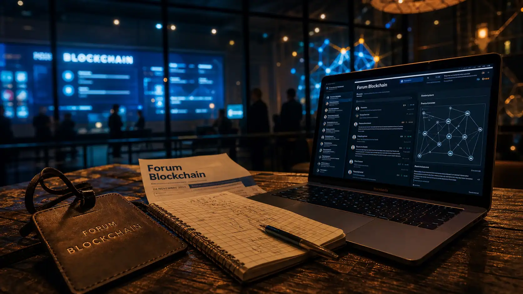 Blockchain forum en conférence pour networking Web3