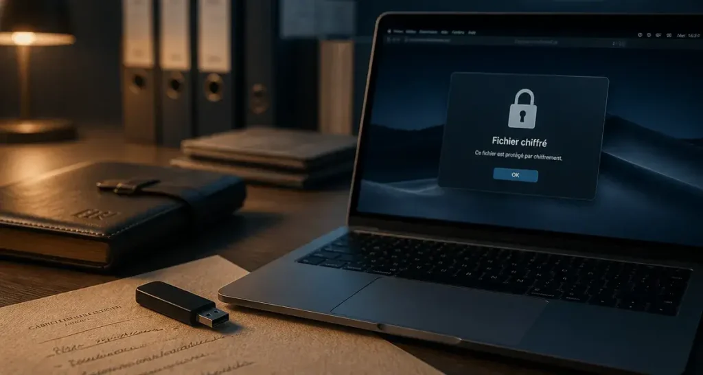 Crypter des fichiers avec clé USB et cadenas