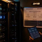 Hébergement et infogérance : rack serveur avec supervision