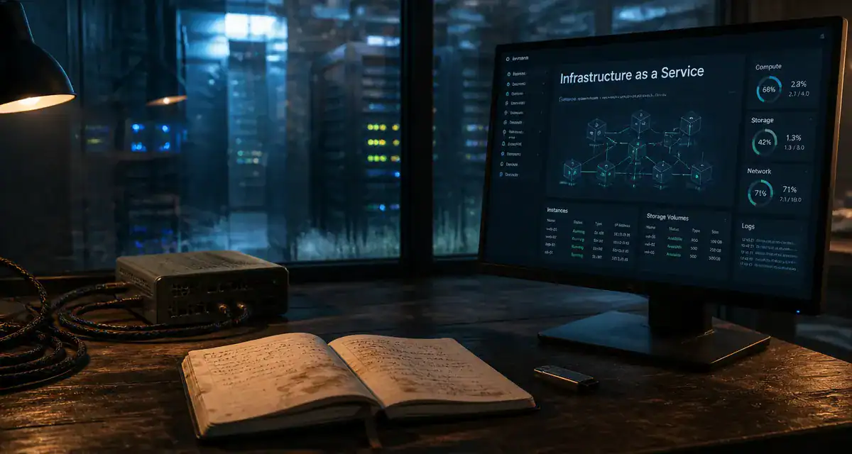 Infrastructure as a service : salle technique, serveurs et monitoring pour coûts et agilité IT