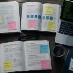 livre cybersécurité sur bureau avec ordinateur
