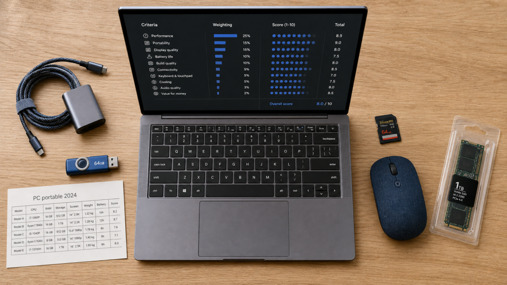 Meilleur pc portable 2024 : 16 Go RAM et écran OLED