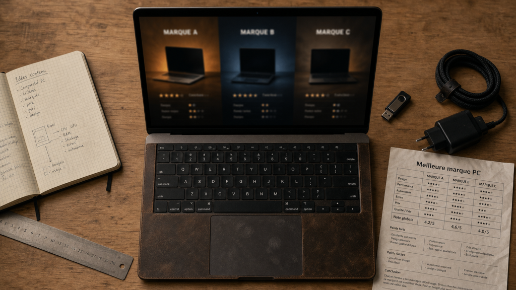 Meilleure marque pc portable : comparatif et SAV sur table