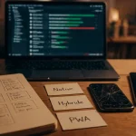 mobile application dev natif vs hybride pour application mobile