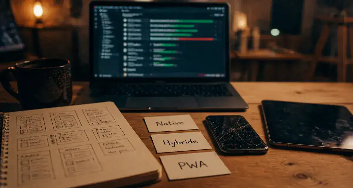 mobile application dev natif vs hybride pour application mobile
