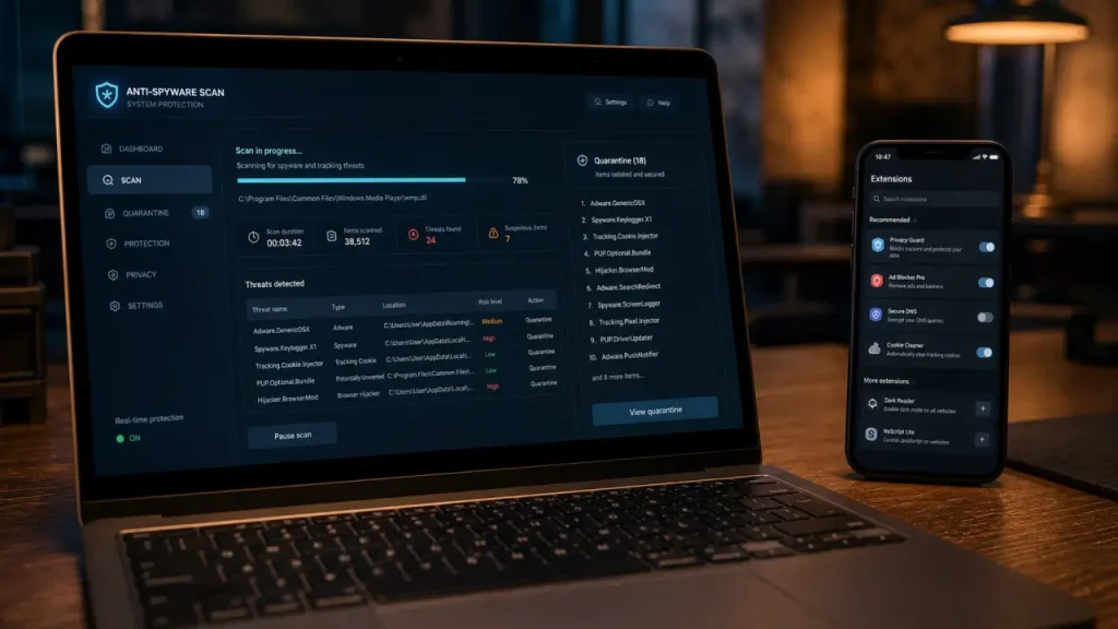 Keyloggers, stealers et logiciels espions : les repérer sans ralentir ses appareils
