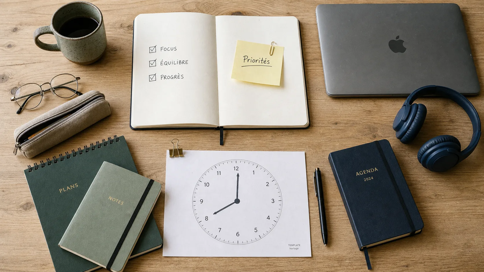 Bien s'organiser en télétravail : horaires fixes et espace dédié, priorités