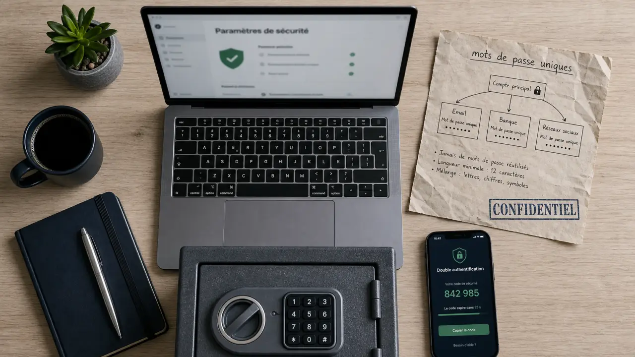 Protéger sa vie privée en ligne : mots de passe, VPN et double authentification