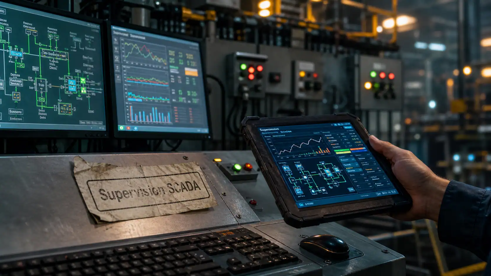 Supervision industrielle SCADA et IoT : console et tendances