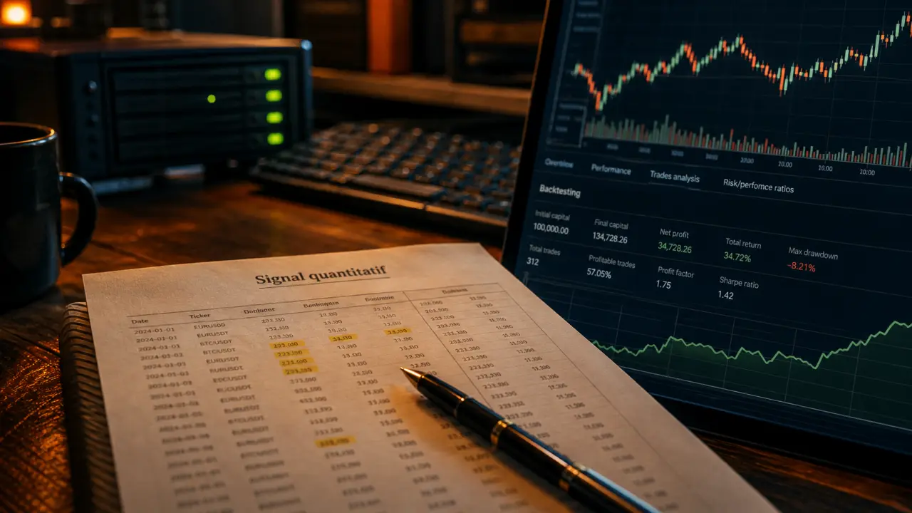 Trading quantitatif : données, backtesting et signaux