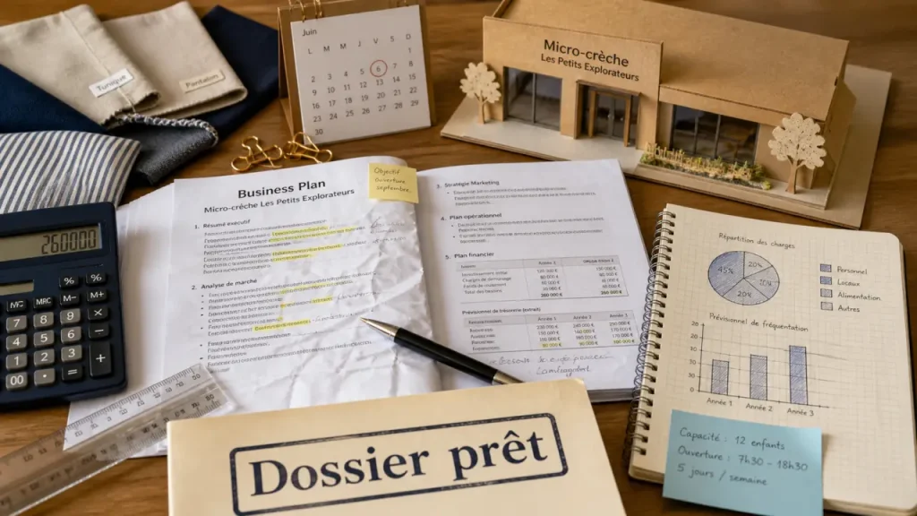 Business plan micro-crèche : budget, rentabilité et erreurs qui bloquent la banque