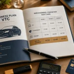 Business plan VTC : tableau charges, CA et seuil de rentabilité