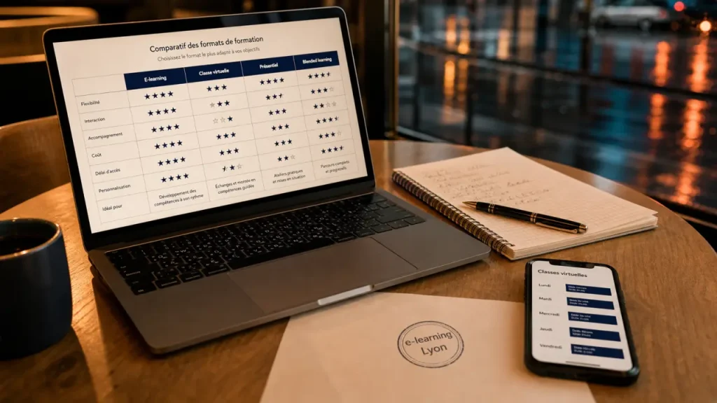 Distance, alternance ou bootcamp : quelle formation e-learning business developer choisir à Lyon ?