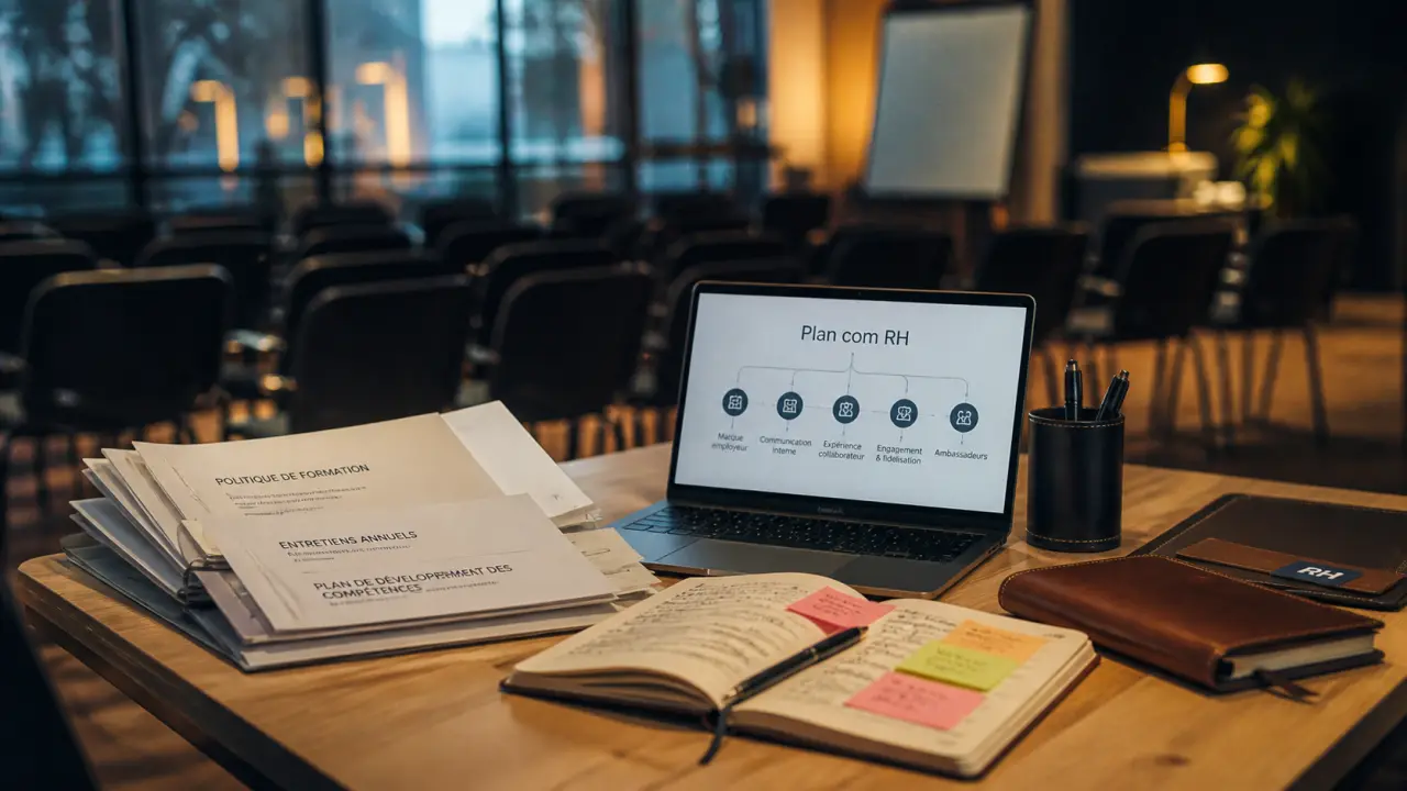 Formation communication RH en salle : plan et dossiers RH pour inter, intra ou sur-mesure