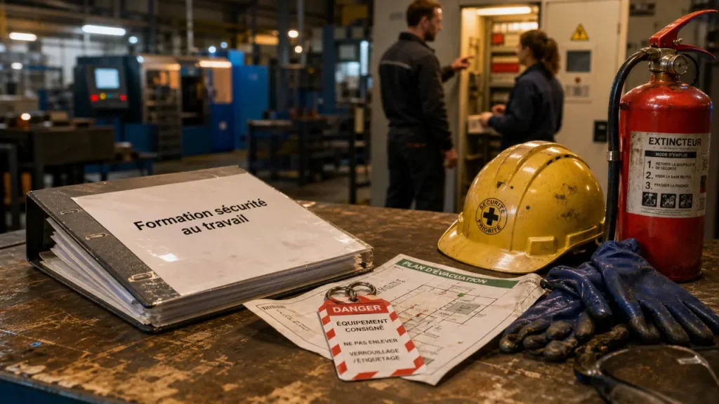 Formation sécurité au travail : obligations légales, risques métiers et bon parcours