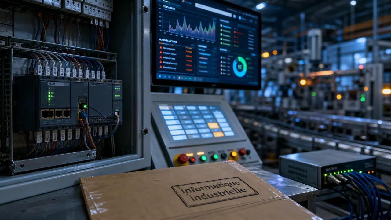 Informatique industrielle formation : automate et supervision en atelier