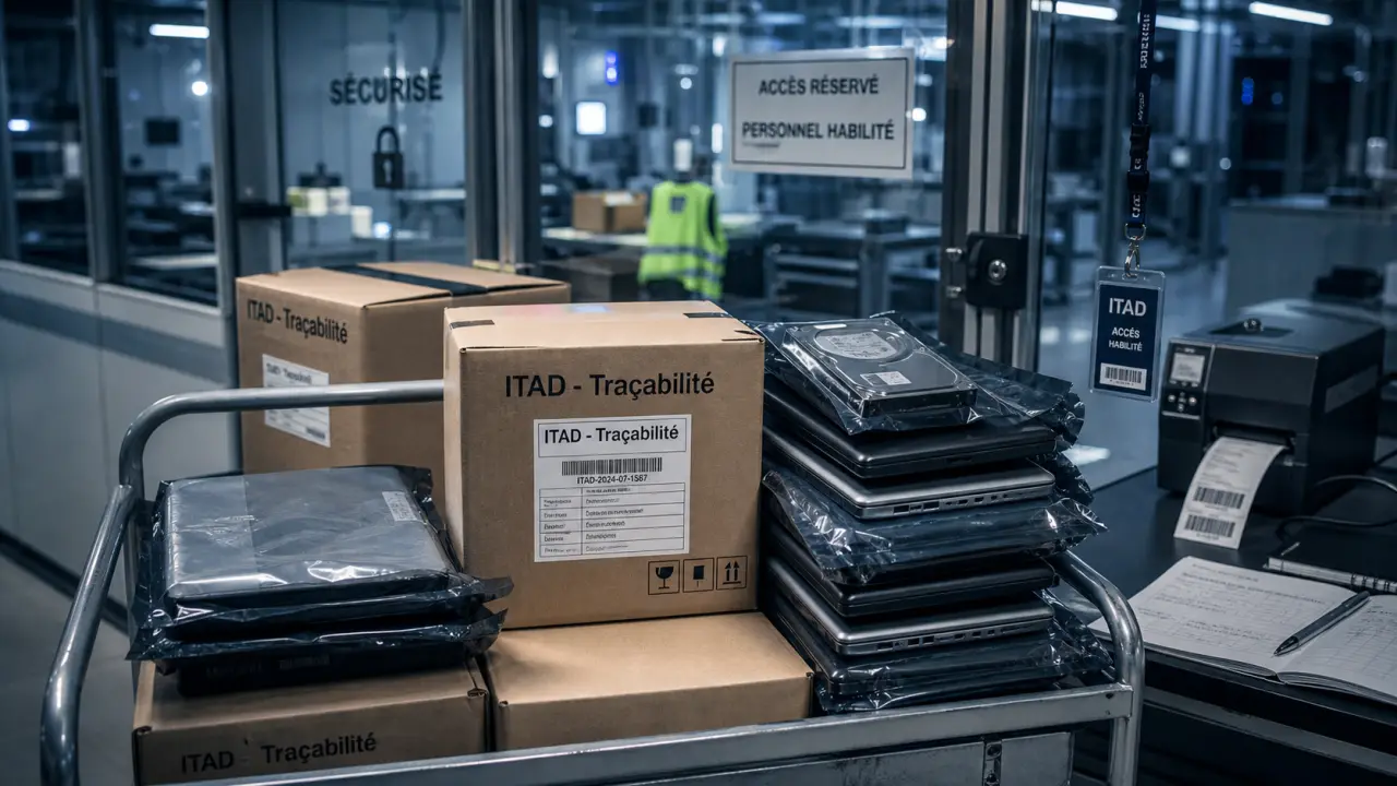 ITAD : effacement certifié, revente ou broyage pour protection des données