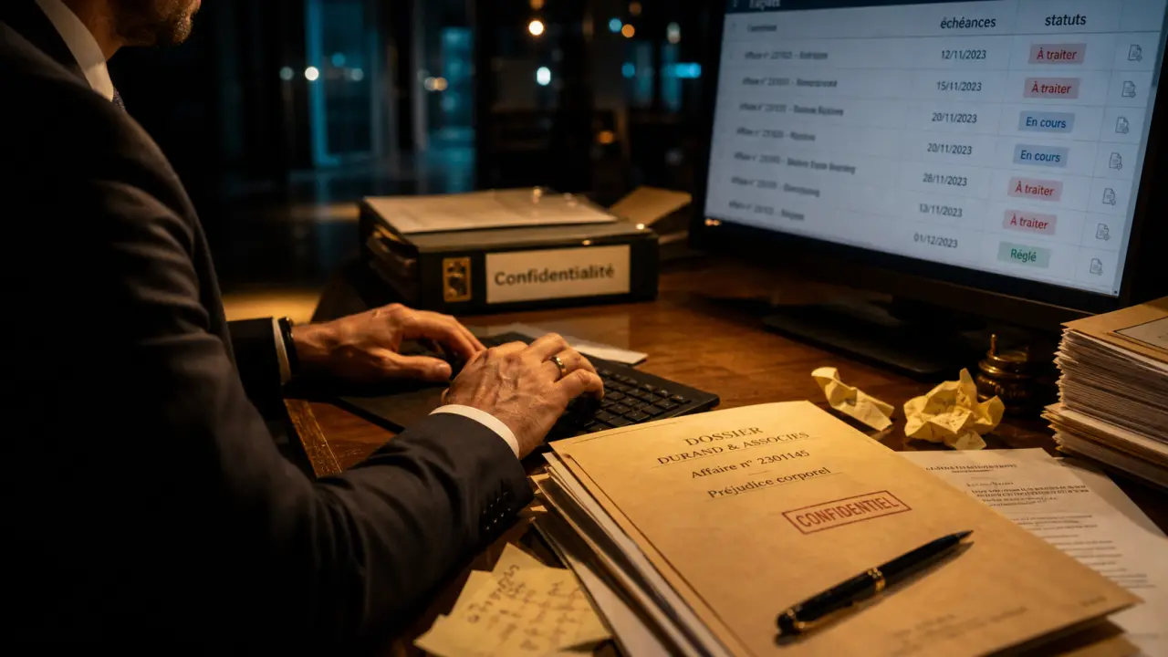 Logiciel gestion de projet avocats : planning des dossiers, échéances et statuts