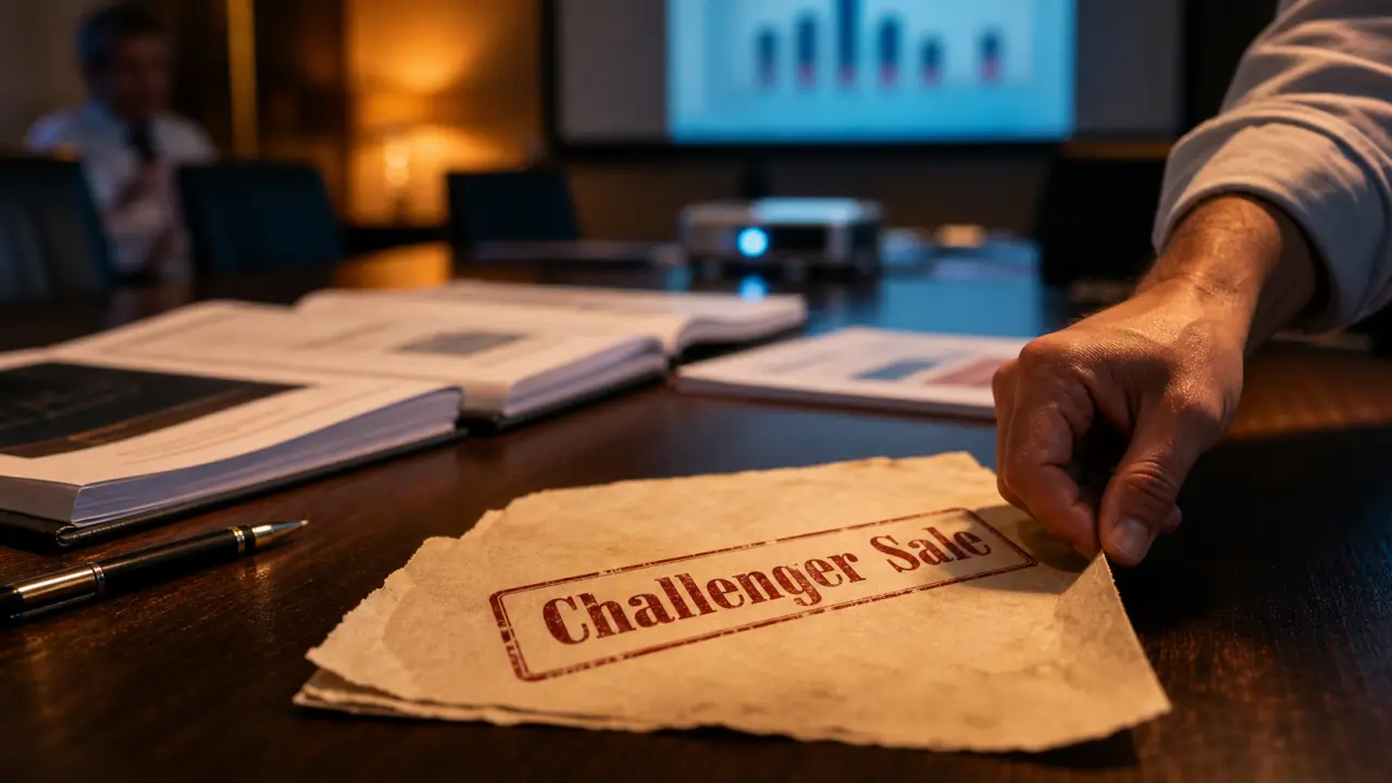 Méthode vente challenger technique 2.0, efficacité en vente B2B en salle de réunion
