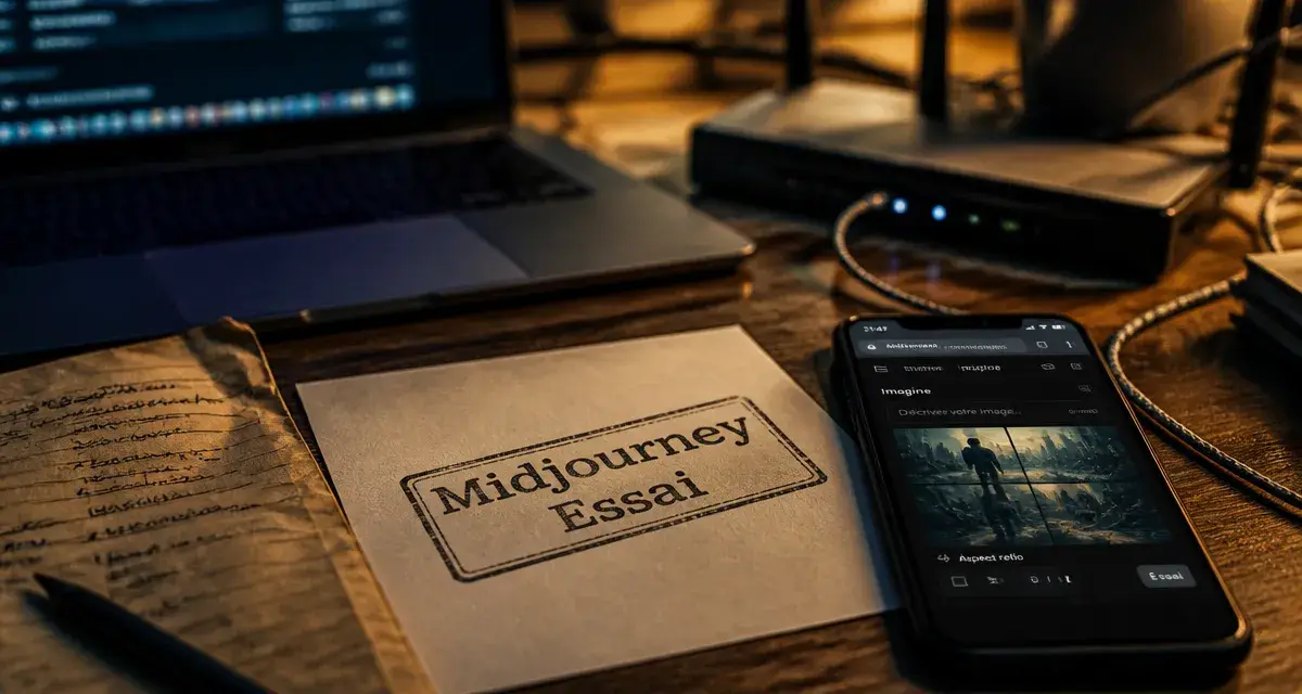 Midjourney essai gratuit : test IA sans payer sur ordinateur et smartphone