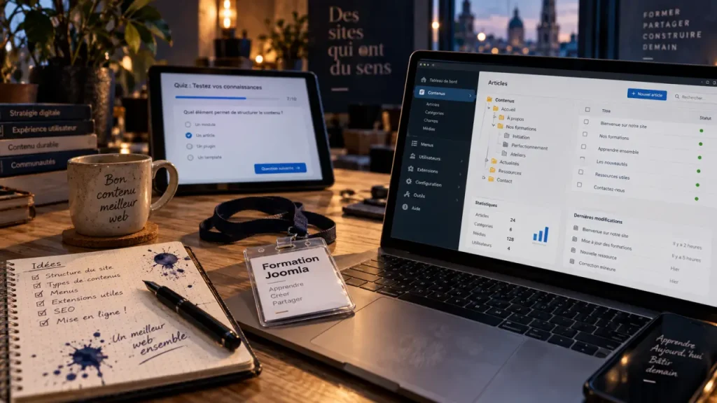 Formation Joomla en ligne : 5 critères pour choisir un parcours certifiant et opérationnel