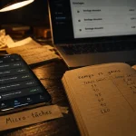 Microtache rémunérée : smartphone avec interface de microtache et gains