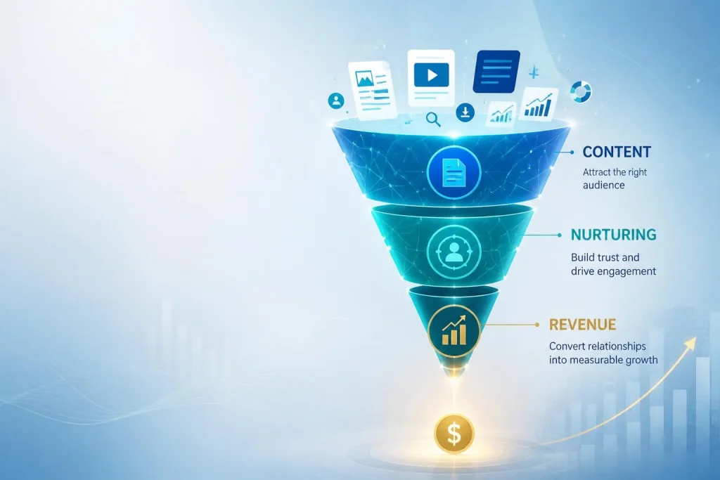 Taux de conversion B2B : 5 leviers pour relier contenu, nurturing et revenu