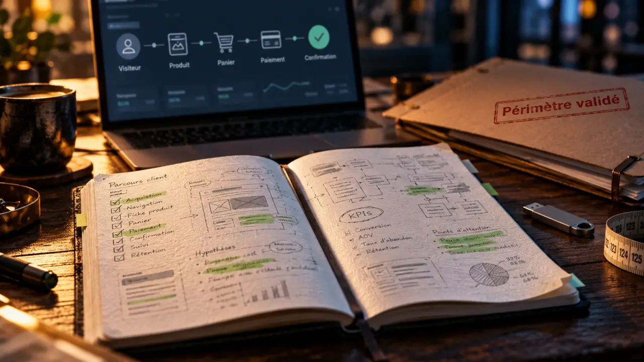 Cahier des charges site e commerce avec exigences testables