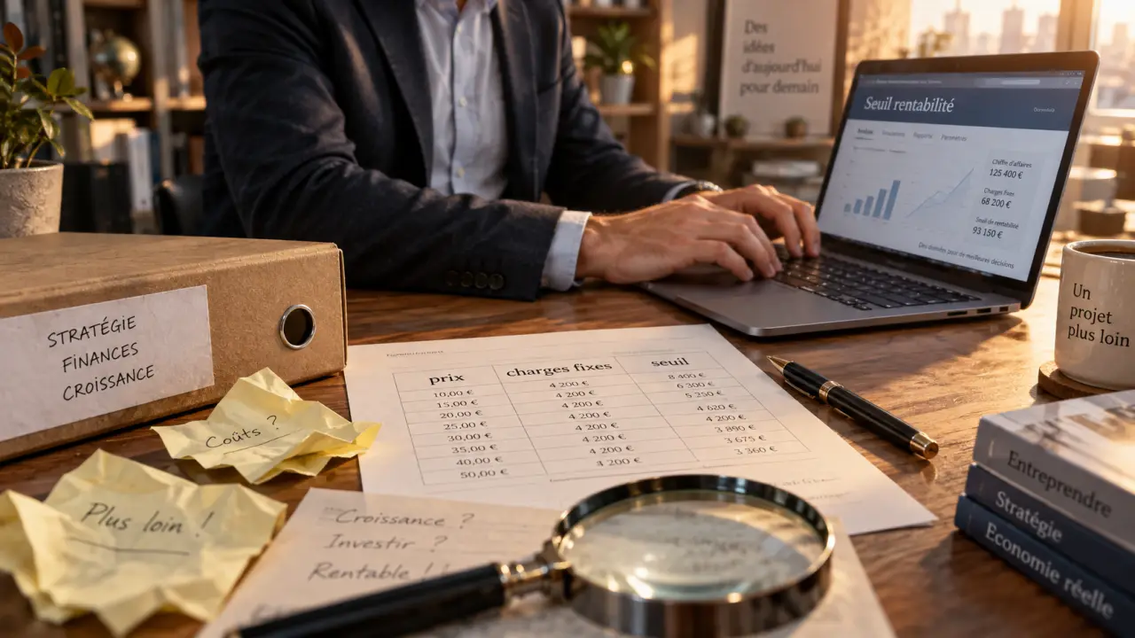 Comment créer son entreprise : seuil de rentabilité et trésorerie